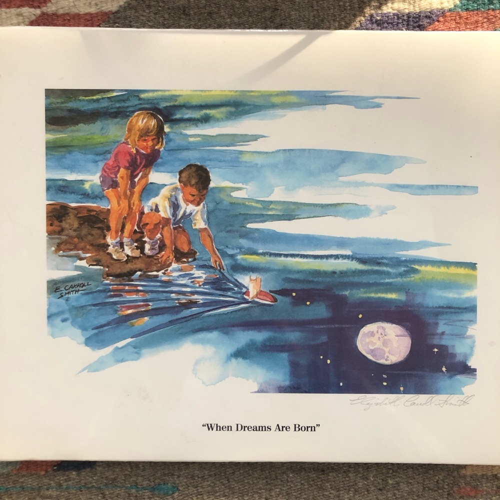 “When Dreams are Born” Print Signed by Elizabeth Carol Smith